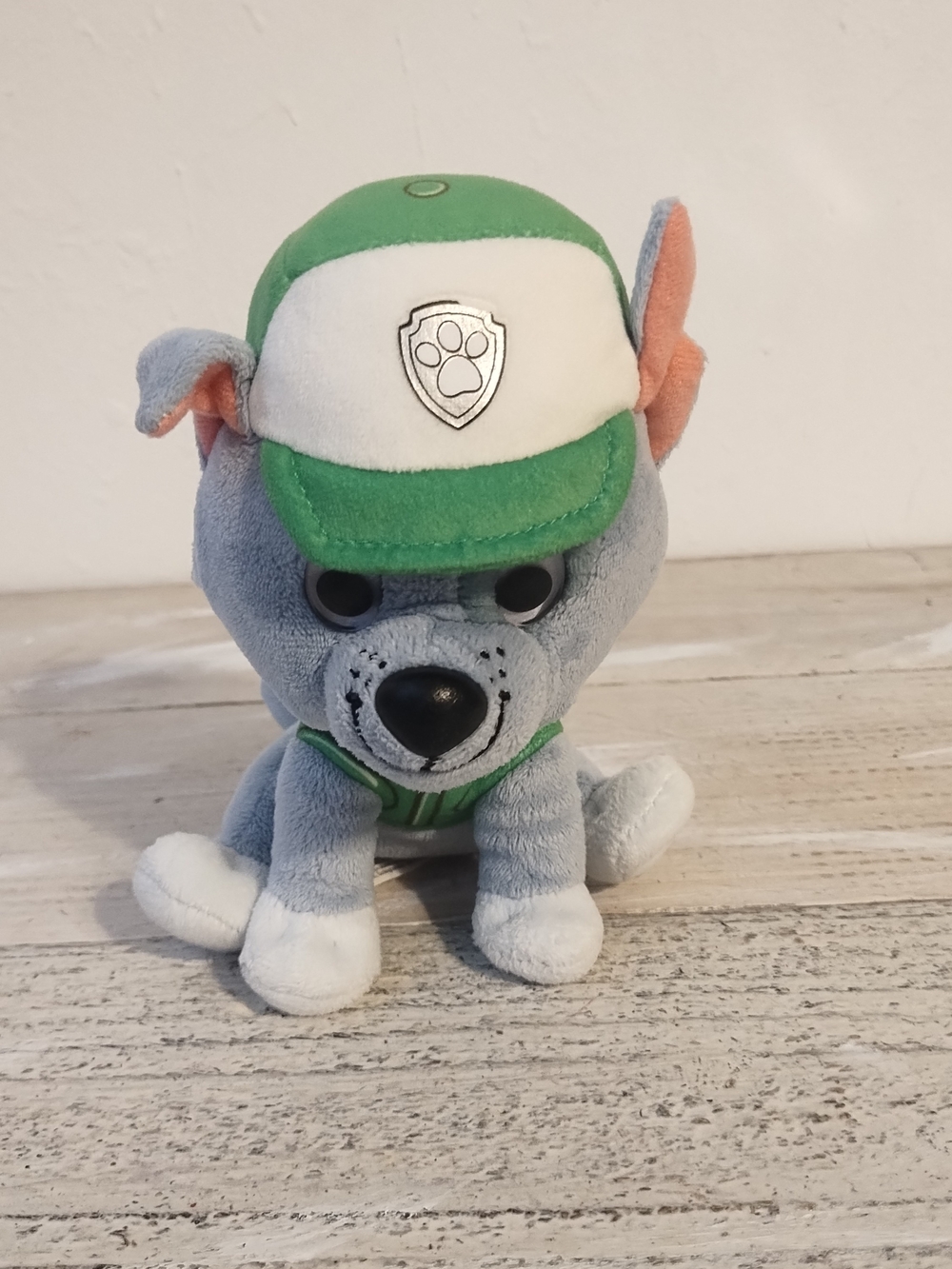 Paw Patrol Rocky Plush Toy with Green Cap